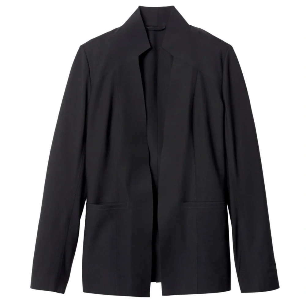 Athleta Cosmic Blazer Jacket in Black Women's Size 10
